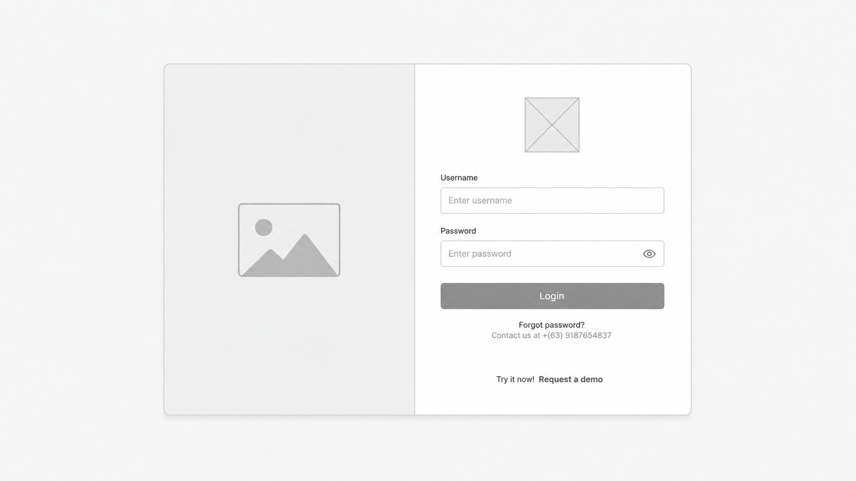 Almar operations system login interface